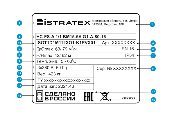 Условное типовое обозначение