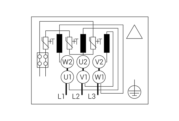 Схема подключения треугольник